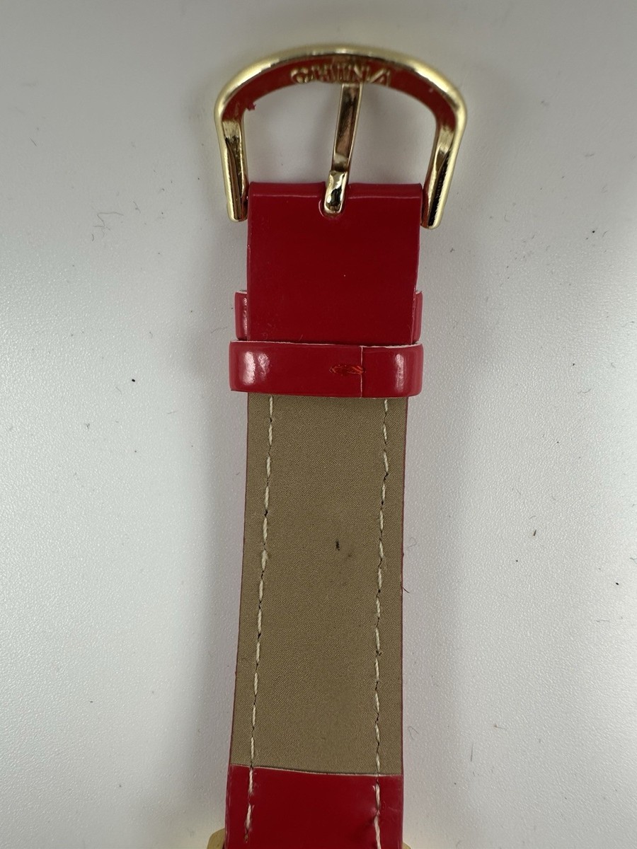 Westar Moon Phase New Battery 18K Gold Plated Watch 33MM 7.5\