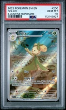 Dolliv 2023 Pokemon SVI EN Scarlet & Violet #200 Illustration Rare PSA 10