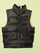 GAP Boys Full-Zip Puffer Vest Size Small 6 - 7 Black