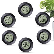 Mini Hygrometer Digital,  /  Verstellbar, 6Pc...