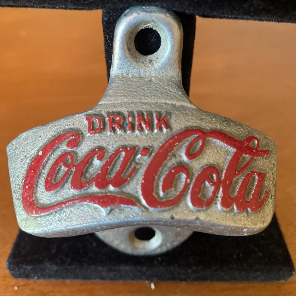 Vintage Starr X Metal Drink Coca-Cola Bottle Opener Made in USA 3.25” X 2.75”X1” - Image 2 of 4