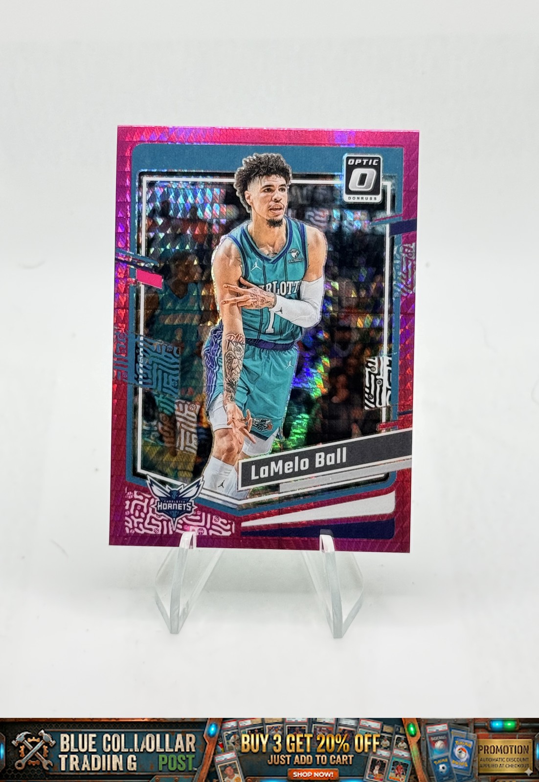 2023-24 Donruss Optic LaMelo Ball #29 Hyper Pink Charlotte Hornets