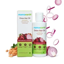 Mamaearth Onion Hair Oil + Redensyl Hair Fall Control & Scalp Care