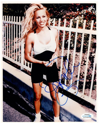 Pamela Anderson Signed Autographed 8x10 Photo Young Full Sig ACOA