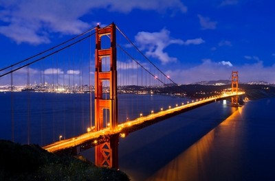 XXL Poster 100 x 70cm Golden Gate Bridge, San Fransisco - Kalifornien (S808)