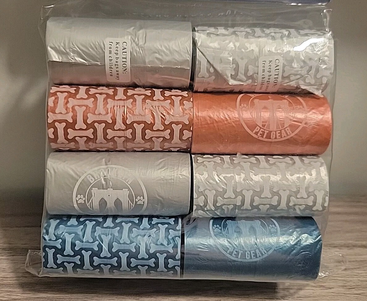 240 Extra Thick Dog Poop Bags - Leak-Proof Waste Bags On 16 Rolls, With Dispenser