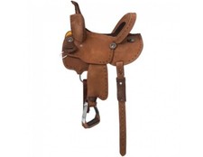Tough 1 Western Saddle Branson Buckstitch Barrel Roughout RK297