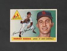 1955 Topps Harvey Haddix #43 ~~ St Louis Cardinals
