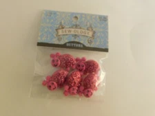 Sew ology shank back ladybug buttons 5pc