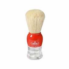 Omega Shaving Brush 10072 - Two Color Combinations Pure Bristles Red or Black