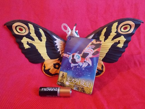 ⭐ NUEVA REEDICIÓN 2004 MOTHRA ANCHO 9,5" 24 cm BANDAI Sofubi SOFVI Figura GODZILLA - Imagen 2 de 10