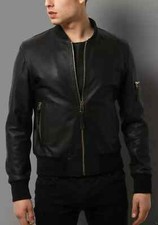 STYLISH New Men's Leather Jacket 100 Pure Lambskin Moto Biker Slim Fit Jacket