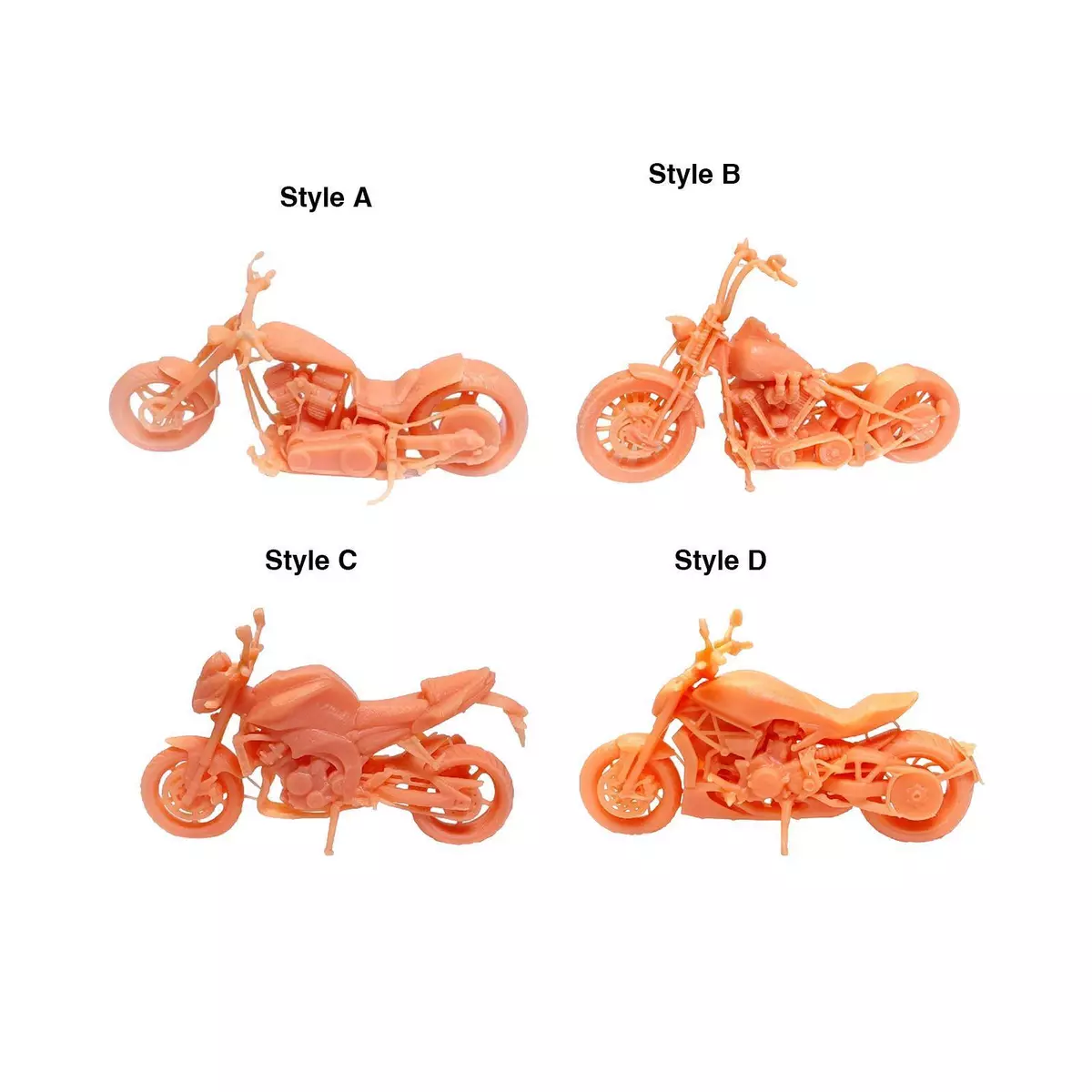 Miniature Motorcycle 1 64 Motorcycle Model for Diorama Fairy Garden Building