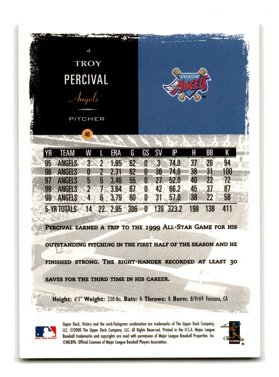 Troy Percival メジャー盾　エンジェルス Troy Percival メジャー盾 エンジェルス 1630 Anaheim Angels