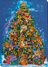Christmas Wonder-tree Bead Embroidery Kit   DIY Beaded Home Decor Wall Art