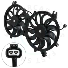 Radiator Condenser Cooling Fan Assembly For 2008-13 Infiniti G37 2014-19 Q70