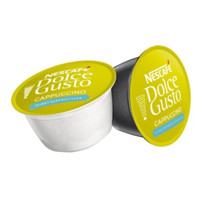 Nescafé Dolce Gusto CAPPUCCINO Skinny & Unsweetened coffee pods -10-SHIPS FREE