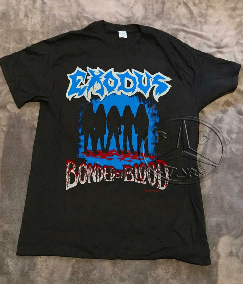 Tochi træ har frimærke EXODUS T shirt World Tour 1986 Bonded By Blood 80s GILDAN T-SHIRT | eBay