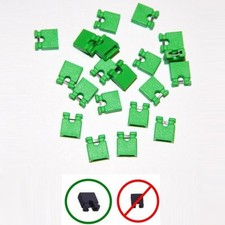 Lot100 Jumper/Jump Block 2.54mm/.1" Computer/HD/CD/SCSI/PCB/Circuit Board GREEN