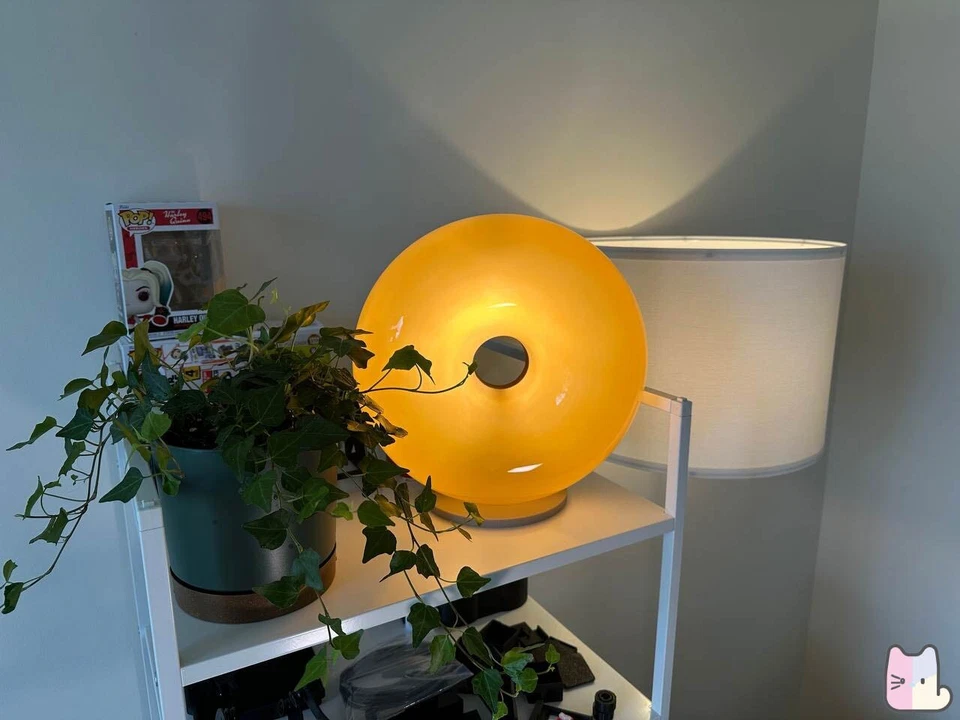 Stand for IKEA VARMBLIXT LED table wall lamp, orange glass donut 3d printing - Image 3 of 3