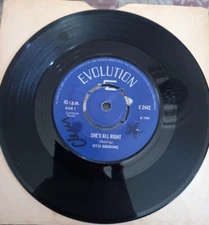 Otis Redding  - She's All Right / Tuff Enuff  - Evolution Records 1969 rare