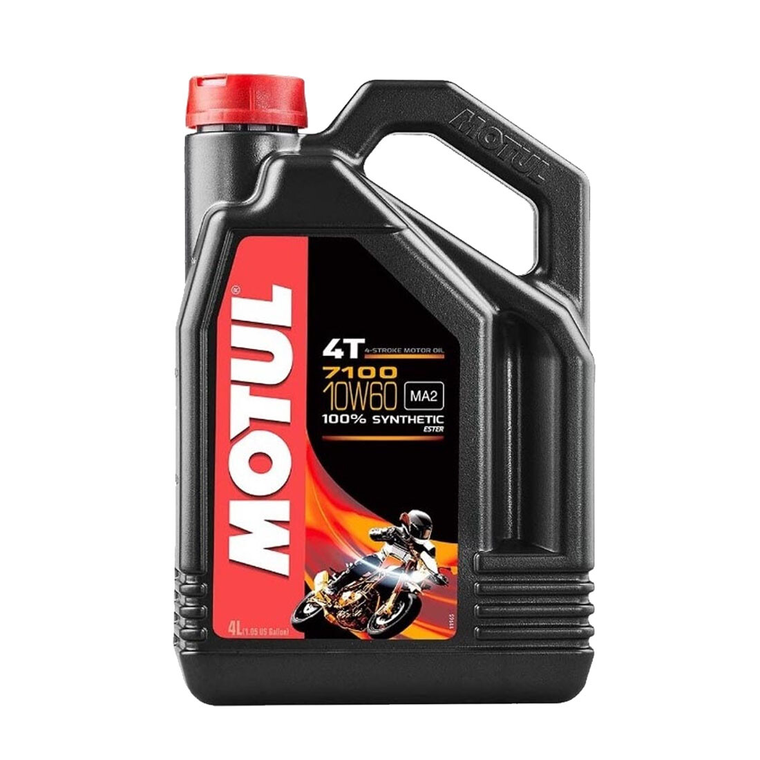 Motul 7100 10W-60 Synthetic Ester 4T 4L Engine Oil 104101
