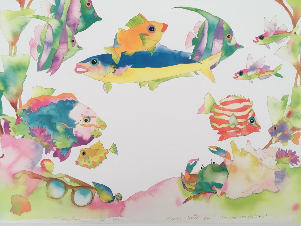 TRACY TAYLOR,'HONEY,HAVE YOU SEEN MY SUNGLASSES? 1990' AUTHENTIC