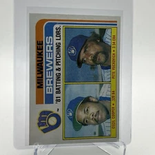 1982 Topps Brewers Leaders/Checklist Baseball Card #703 NM-Mint FREE SHIPPING