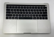 OEM MacBook Pro 13 w/ T/ Bar Top Case w/ Battery A1989 2018 2019 Silver Grade B