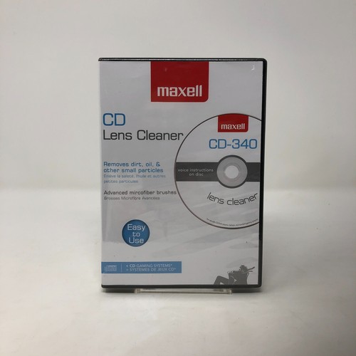 CD Lens Cleaner CD-340 Maxell 190048 CD Players Laptops & Standard ...