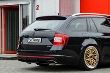 Heckansatz Diffusor Heckdiffusor aus ABS passend für Skoda Octavia RS 5E 