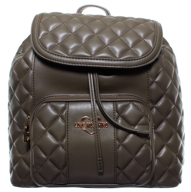 love moschino quilted backpack