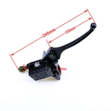 7/8" Motorcycle Right Front Brake Clutch Master Cylinder Hydraulic Pump lever US
