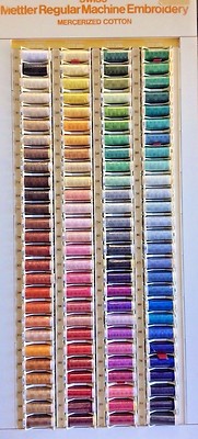 METTLER METROSENE EMBROIDERY THREAD ART. 259-- 30 WEIGHT- 219 YDS-VARIOUS COLORS