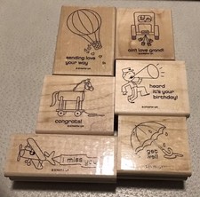 Stampin Up AIN  T LOVE GRAND Stamp Set 6 Rubber Images With Sayings