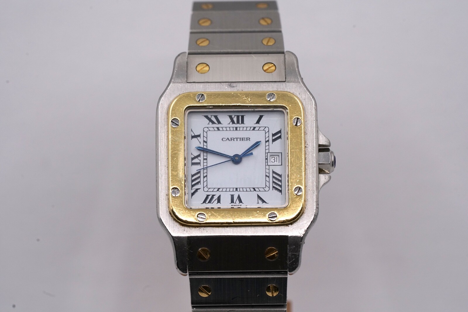 Cartier Santos 2961 rare spider dial luxury watch-image