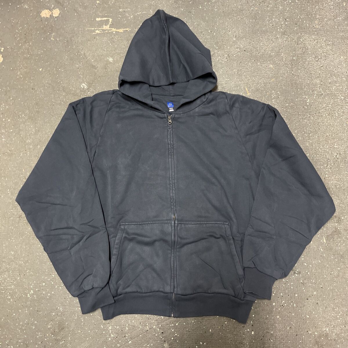 Yeezy Gap Hoodie Zip Up Blue Double Layer Unreleased Yeezy Gap Hoodie Zip Up Blue Double Layer Unreleased