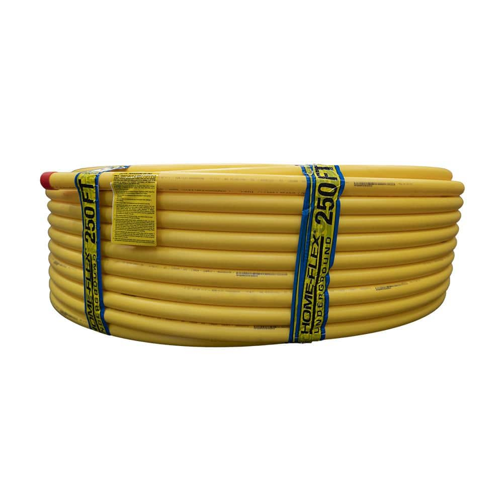 Underground Natural Gas Pipe IPS Liquid Propane Yellow Polyethylene 0.