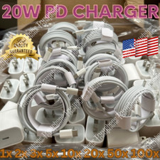 20W USB C Fast Wall Charger PD Power Adapter For iPhone 14/13/12/11/XR iPads LOT