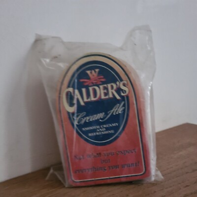  Calders Cream Ale versiegelte Packung 40 Bierdeckel