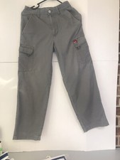 Quicksilver youth cargo pants size Small color gray Waist 26