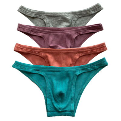 Männer Baumwollschlupf String G-String Festkörper Niedrig Taie Männ *?