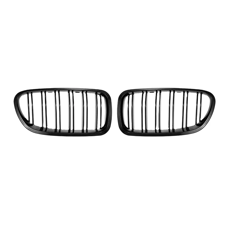 Bumper Bar Grill Grille Bodykit Suitable For BMW 5 Series F10 F11 Gloss Black - image 2 of 4