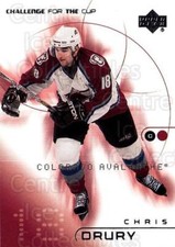 2001-02 UD Challenge for the Cup #19 Chris Drury