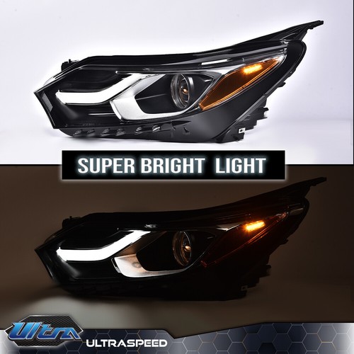 Fit For 2018-2020 Chevy Equinox Factory Halogen LED DRL Headlights Headlamps - Picture 6 of 9