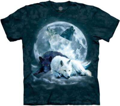 The Mountain T-Shirt Yin Yang Wolf Mates
