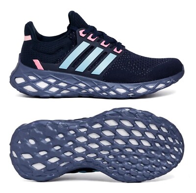 NEW Adidas UltraBoost Web DNA Men Shoes, Legend Ink/Blue/Pink, GX2133, Sz 14