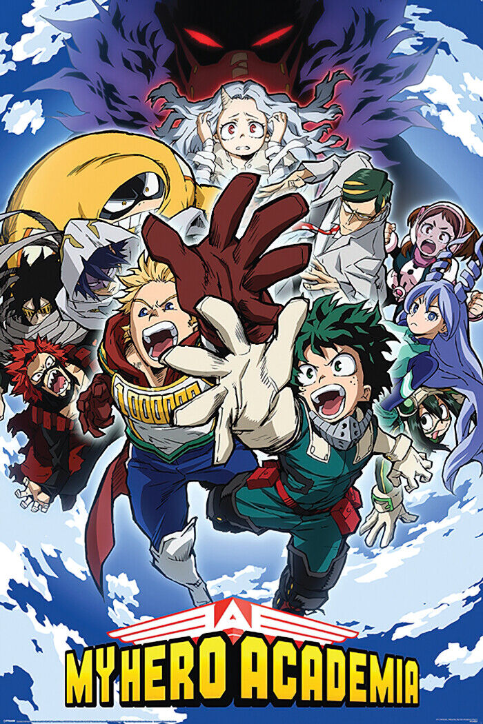 My Hero Academia - Manga / Anime TV Show Poster / Print (Characters)