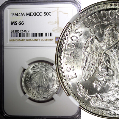 1944年 メキシコ 50セントavos MS 66 NGC認定 s-l400.jpg