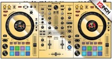 PIONEER DDJ-800 Skin mirror Gold